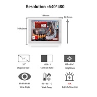 SB4X AUO 5.7'' 640x480 VGA LCD Panel G057VTN01.1 -30~85°C Wide Temp Industrial LCD Display 5.7 Inch 