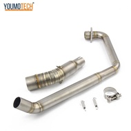 51มม.สําหรับHonda CB150R CBR150 CBR150R V3 V4 V1 V2 ท่อไอเสียรถจักรยานยนต์ด้านหน้าท่อเชื่อมต่อท่อกลา