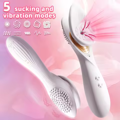 Powerful Vagina Sucking Vibrator for Women G Spot Massager Oral Clitoris Stimulation Nipple Sucker M