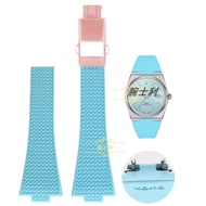 WANSHILI | สายนาฬิกา Tissot PRX FKM ฟลูออโรรับเบอร์ 35มม/40มม