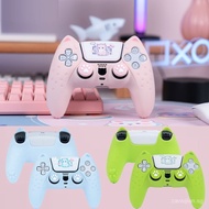 【In stock】GeekShare PS5 Controller Case Set Silicone Cute Cat Thumb Grip Caps + PS5 Controller Shell Cover + Stiker For SONY Playstation 5 SWLA