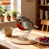 Creative Metal Robin Ornament Scrap Metal Bird Art Figurine Personalized Table Decoration Unique Hou
