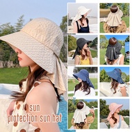 Women Sun Protection Hat Large Brim Hat UV Resistant Sunshade Fisherman Hat