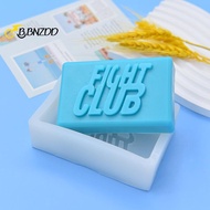 [BBNZDD] Fight Club Soap Silicone Mold Rectangle Bath  Lotion Bar Making Supplies Moule Savon Molde 