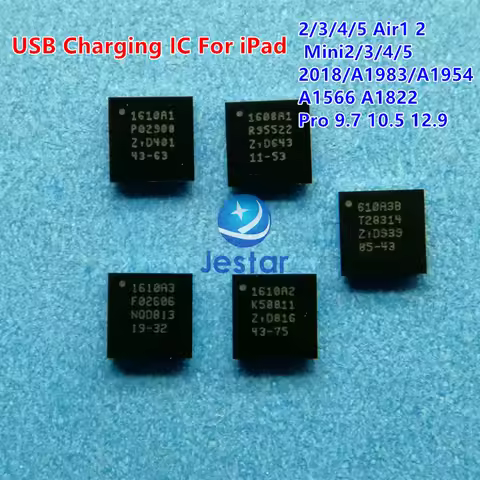 3pcs U2 USB Charging ic for Ipad 2/3/4 AIR 1/2 Mini 1/2/3/4/5 2017/ A1822 PRO 9.7 10.5 12.9