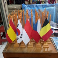 TABLE POLE AND FLAG (ONE SET OF POLE + FLAG)