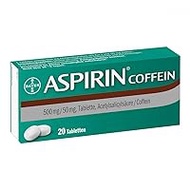 ASPIRIN Caffeine Tablets Pack of 20