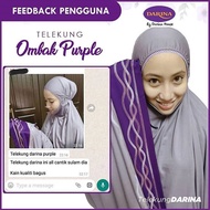 Telekung ombak purple