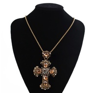 Wellb Cross Pendant Necklace Grunge Jewelry Accessories Gothic Male Female Necklaces