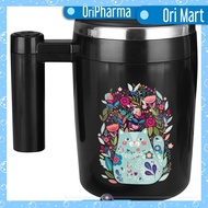 Kitty Stirring Mug Cawan Kacau Automatik Stirring Mug Coffee Stainless Steel Automatic Mug