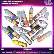 Liquid TESTER All Variants Freebase & Salt Nic 15ML 30ML 60ML Free Base & Salt Nic Authentic Origina