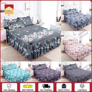 Cadar Ropol Set 3 IN 1 Super Single / Queen/ King Bedsheet Set Bed Skirt