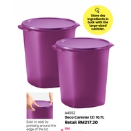 Tupperware Deco Canister 10.7L