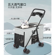 Pet Luggage Stroller Multifunctional Foldable Outdoor Travel Special Stroller Dog Walker