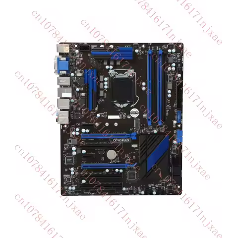 FOR MSI Z97 U3 PLUS Motherboard Supports 4590 4790 Z97 32GB DDR3 VGA+DVI+HDMI.