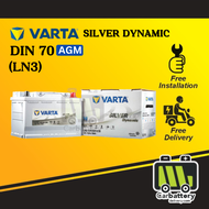 [Installation Provided] Varta AGM DIN70 LN3 Auto Start Stop Car Battery Bateri Kereta OEM Brand for 