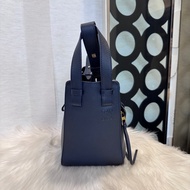 Loewe Small-Hammock 深藍牛皮小號吊床包 近全新