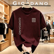 KATUN [Oversized men's trendy shirt] Giordano Official Store T-shirt New Style Graphic Regular Fit C