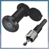 [hotkeystore.] 220-Degree Solid Peep Holes for Door with 16mm Drill Bit,0.63in Door Peephole for Doo