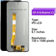 LCD TOUCHSCREEN OPPO A1K - LCD REALME C2 - LCD OPPO A1K - COMPLETE FULLSET ORIGINAL