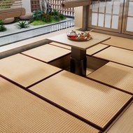 Japanese Style Thickened Rattan Mat Stitching Cool Mat Floor Mat Bedroom Living Room Moisture-Proof 