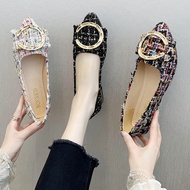 Women's Wide Fit Slip-On Flats - Sizes 41-43 | Autumn Korean Style