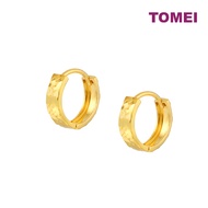 TOMEI Loop Earrings Yellow Gold 916