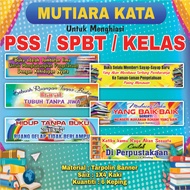 BANNER MUTIARA KATA UTK PUSAT SUMBER / SPBT / KELAS