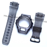 Bezel STRAP CASIO GSHOCK G SHOCK DW 6900 DW 6600 DW 8040 DW 8030 JELLY CLEAR Gray Gray