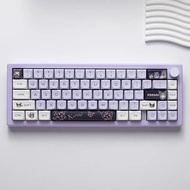 【Keycap Only】Sanrio Purple Kuromi Keycap 146 Keys XDA Profile PBT Sublimation With 2U 1.75U Shift Fo