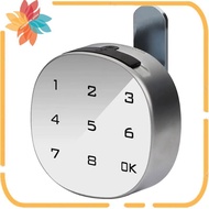 Smart White Electronic 8-Digit Password Tongue Lock Iron Combination Cabinet Lock