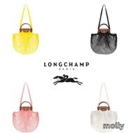 [ LONGCHAMP seller ] Original Longchamp Le Pliage Filet Shoulder Bag Woven Bags Mesh Bags Handbags Women's Bags908