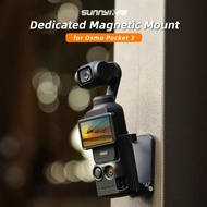 Sunnylife Magnetic Mount for Osmo Pocket 3 Gimbal Camera Quick-release Foldable Desktop Bracket for DJI Pocket 3 Accessories