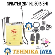Sprayer H&L 2in1 Elektrik Manual Alat Semprot Hama & Disinfektan - H&L16L