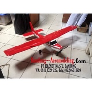 Pesawat Model RC Trainer Cessna 172 20 Balsa Airframe Only