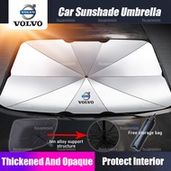 [Car Sun Shade Umbrella] VOLVO Foldable Car Parasol Windshield Sunshade Cover Visor For VOLVO S40/S60/S70/S80/S90/V40/V50/V60