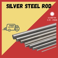 SILVER STEEL DF2 Rod Solid bar DIA 6.35 - DIA 25