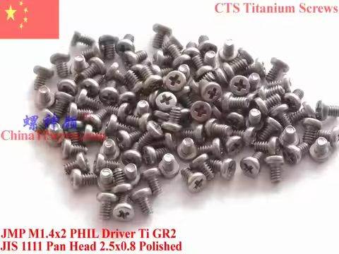 M1.4 Titanium screw M1.4x2 M1.4x2.5 M1.4x3 M1.4x3.5 M1.4x4 M1.4x4.5 M1.4x5 M1.4x6 M1.4x8 M1.4x10 M1.