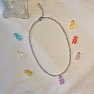Candy Gummy Bear Necklace