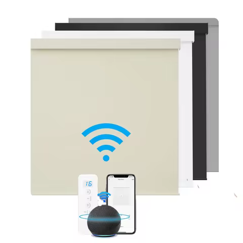 Motorized/Electric Modern Design High Quality Wifi Tuya Control Roller Blinds For Windows