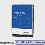 WD 威騰 1TB 2.5吋 7mm 5400轉 藍標內接硬碟 WD10SPZX