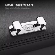 Car Interior accessories Zinc Alloy Storage Hooks For BYD Tang F3 E6 Atto3 Yuan Plus Song Max F0 G3 