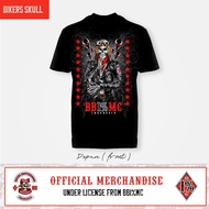 Tshirt BB1%MC Bikers Skull Indonesia Official Bikers Brotherhood 1% MC