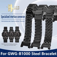 For Casio G-SHOCK Mudmaster GWG-B1000 The Third Generation Modified Stainless Steel Metal Watch Stra