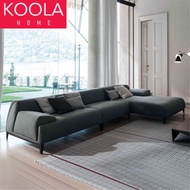 KOOLA Scandinavian Sofa Set Nordic Velvet Sofa 3 Seater Comfort Cushion Sofa L Shape Premium Modern Kerusi Sofa Ikea