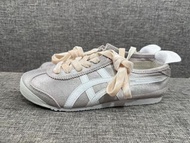 Onitsuka Tiger鬼塚虎復古銀色金色休閑鞋
