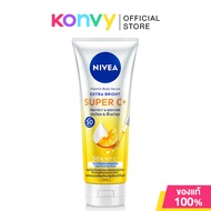 NIVEA Extra Bright Super C+ Vitamin Serum SPF50/PA+++ 170ml นีเวีย เซรั่มบำรุงผิวกาย