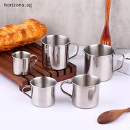 [B&T] 1PC Stainless Steel Coffee Mug Camping Cup Portable Soup Mug For Travel Home Unbreakable Drink