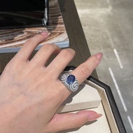 [ 3ct Lab Grown Blue Sapphire Diamond-Gemnatural]-FL-IF-VVS1-PREMIUM natural Diamond Stone Diamond G