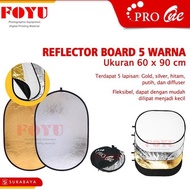 - Reflector Board 5in1 Reflector Board 5 Colors Pro One Oval 90 60x90 cm